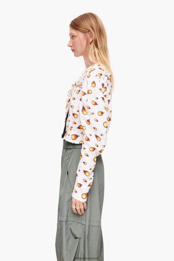 Bimba Y Lola kort brandbluse 46TD4J343elfenben