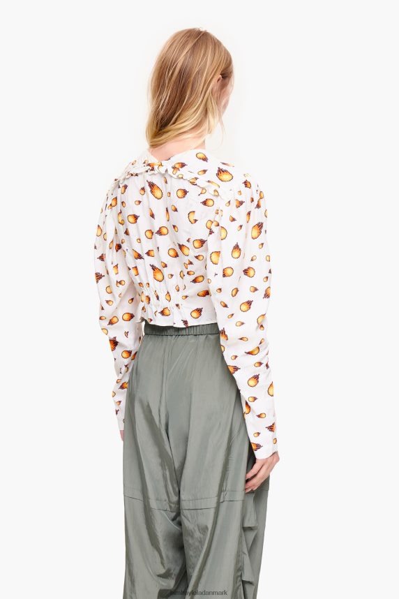 Bimba Y Lola kort brandbluse 46TD4J343elfenben