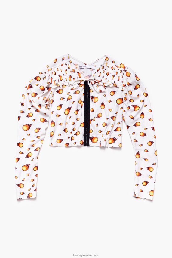 Bimba Y Lola kort brandbluse 46TD4J343elfenben