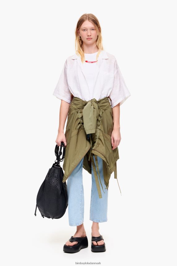 Bimba Y Lola kort jacquard bluse 46TD4J324blomstret