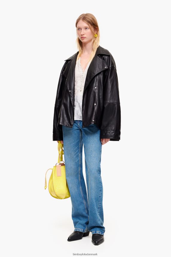 Bimba Y Lola kort jacquard bluse 46TD4J325blomstret