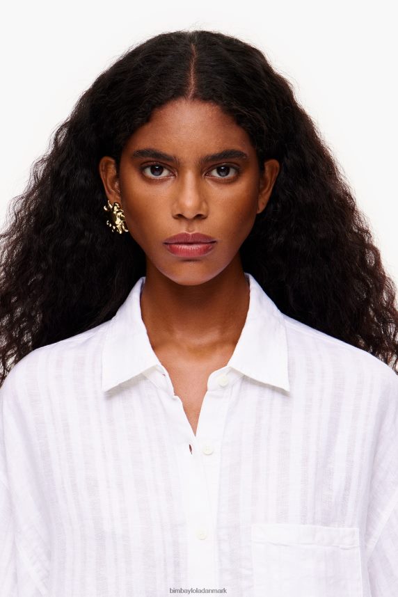 Bimba Y Lola linned skjorte 46TD4J332hvid