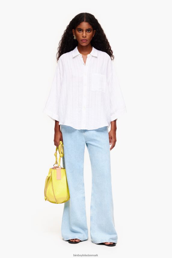 Bimba Y Lola linned skjorte 46TD4J332hvid