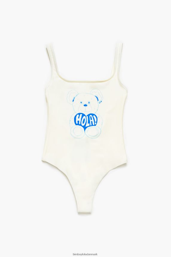 Bimba Y Lola badedragt med bjørnelogo 46TD4J884gul