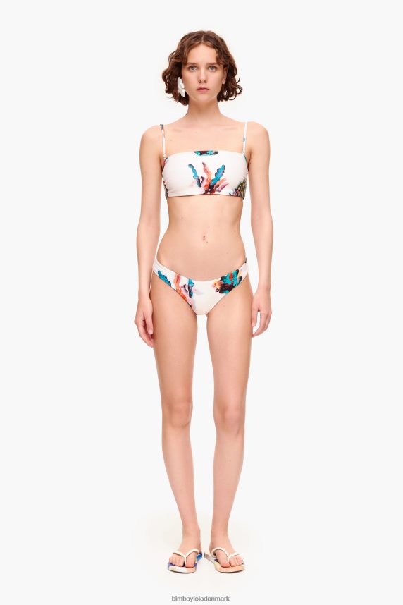 Bimba Y Lola bikini med koralprint 46TD4J879hvid