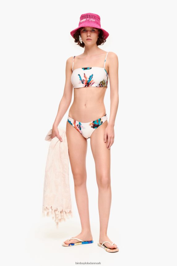 Bimba Y Lola bikini med koralprint 46TD4J879hvid
