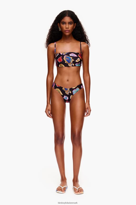 Bimba Y Lola fisk hav print bikini 46TD4J880sort