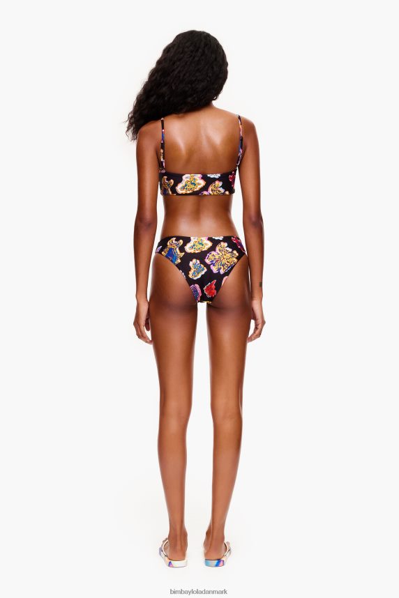 Bimba Y Lola fisk hav print bikini 46TD4J880sort