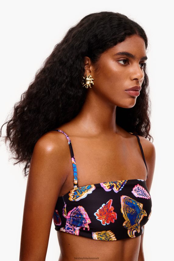 Bimba Y Lola fisk hav print bikini 46TD4J880sort