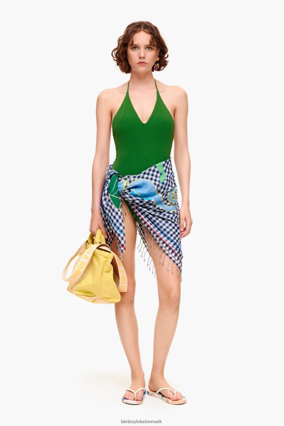 Bimba Y Lola tekstureret badedragt 46TD4J889skovgrøn