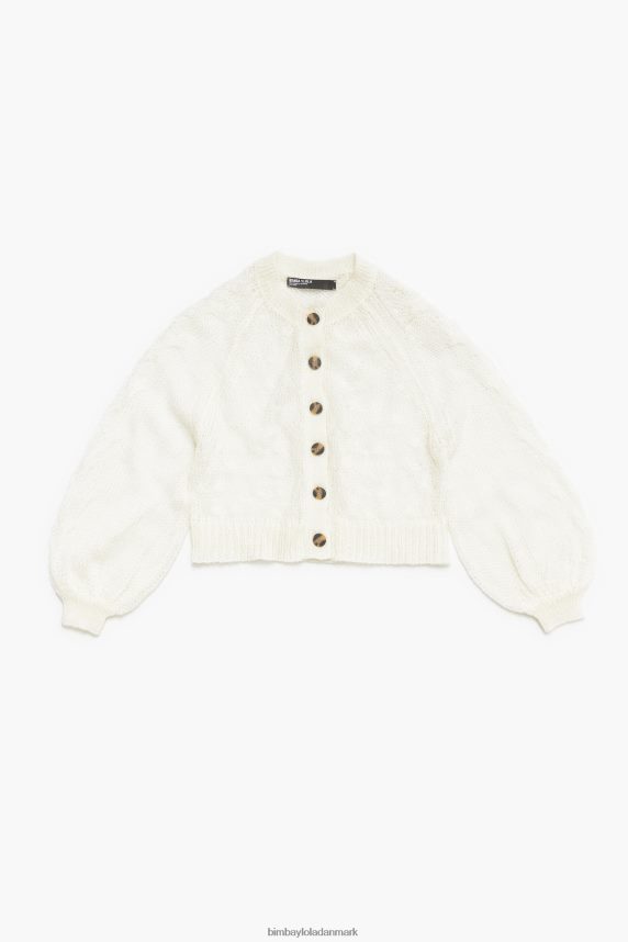 Bimba Y Lola åben strik mohair sweater 46TD4J378ecru