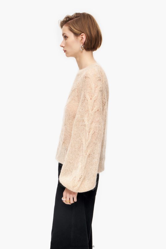 Bimba Y Lola åben strik mohair sweater 46TD4J380sand