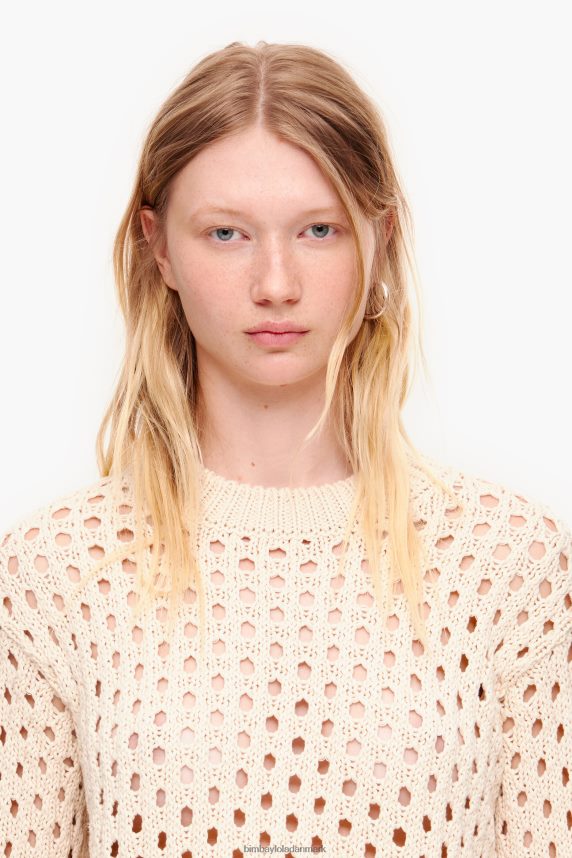 Bimba Y Lola åben striktrøje 46TD4J364ecru