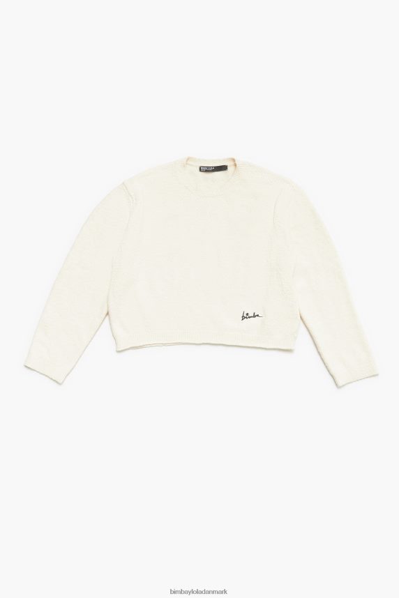 Bimba Y Lola bomuldstrøje 46TD4J375ecru