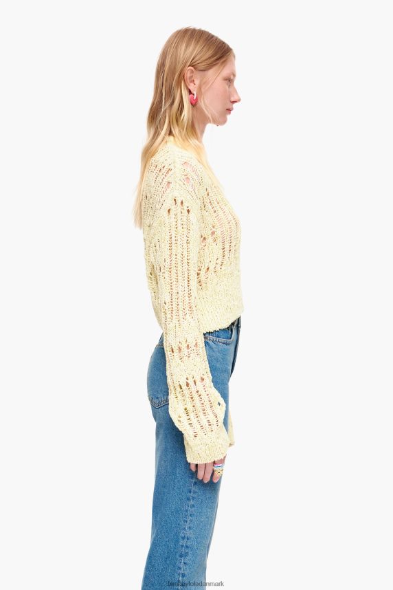 Bimba Y Lola gennembrudt sweater 46TD4J385lime grøn