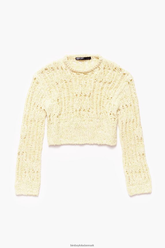 Bimba Y Lola gennembrudt sweater 46TD4J385lime grøn