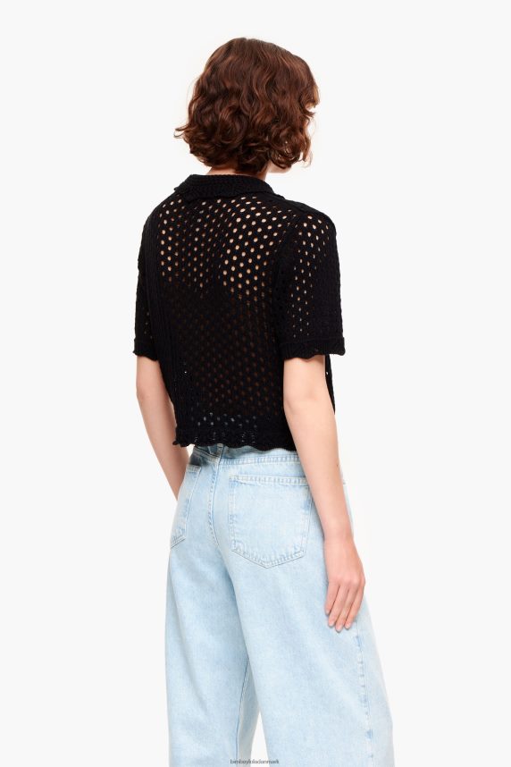 Bimba Y Lola hæklet cardigan 46TD4J359sort