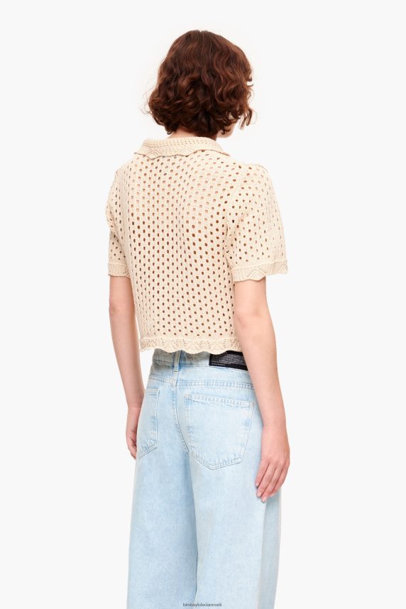 Bimba Y Lola hæklet sweater 46TD4J360sand