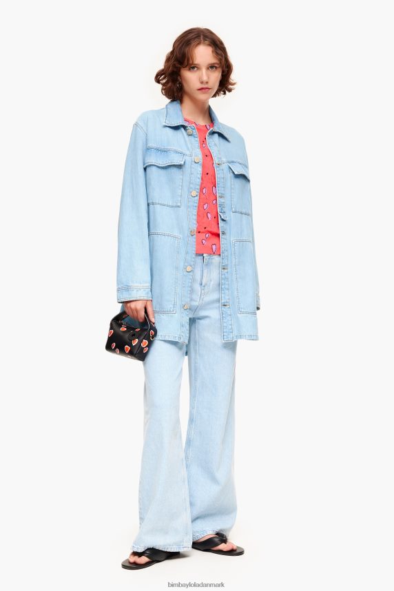 Bimba Y Lola lille hjerte linned sweater 46TD4J366rød