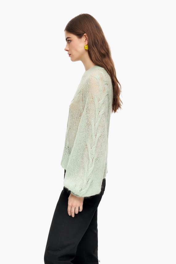 Bimba Y Lola mohair åben striktrøje 46TD4J381mynte