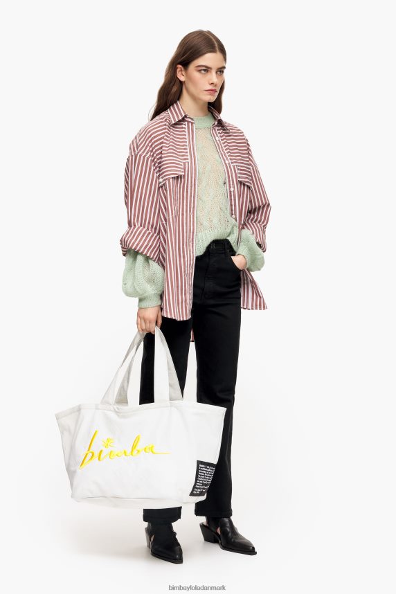 Bimba Y Lola mohair åben striktrøje 46TD4J381mynte