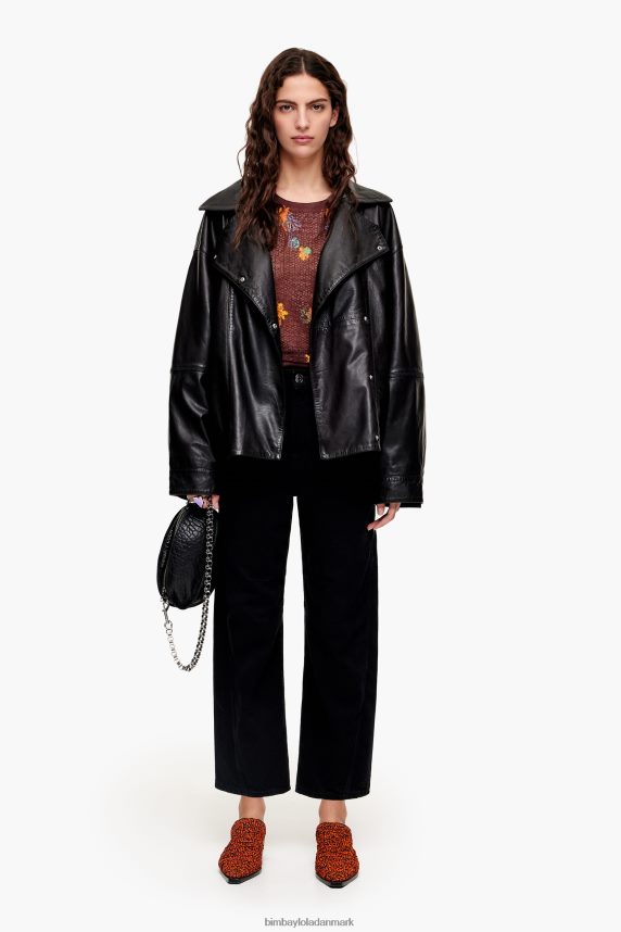 Bimba Y Lola spray blomster print hør sweater 46TD4J392Brun