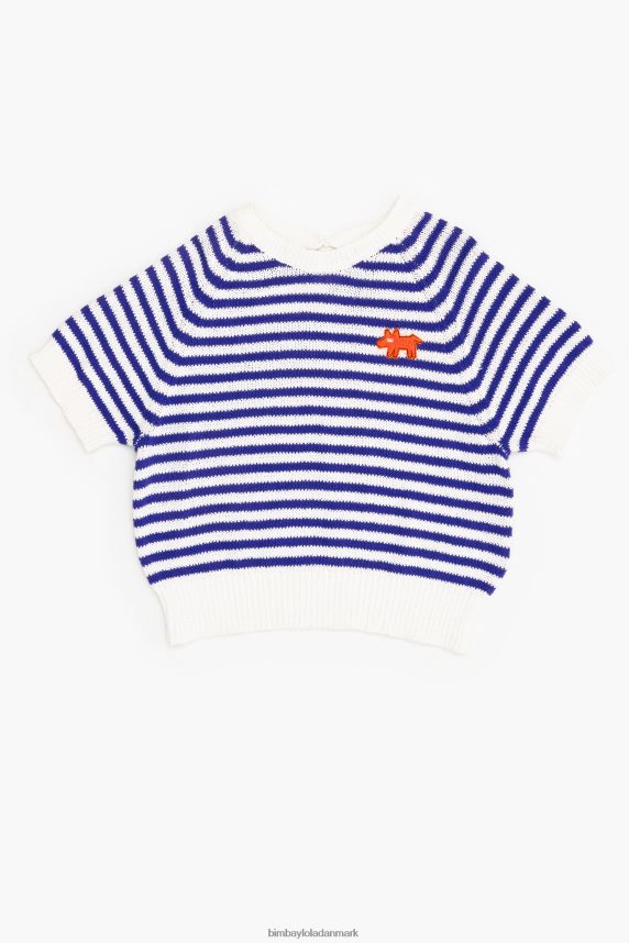 Bimba Y Lola stribet sweater 46TD4J369blå og hvid