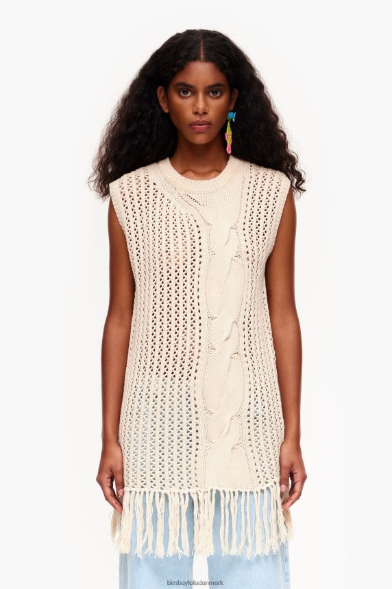 Bimba Y Lola strik vest 46TD4J351ecru