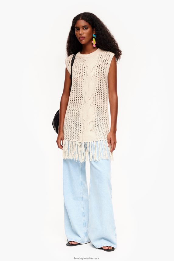 Bimba Y Lola strik vest 46TD4J351ecru