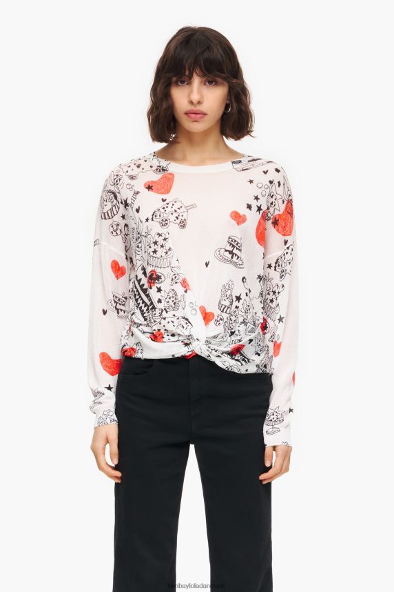 Bimba Y Lola sweater med hjertetryk 46TD4J373kaldenavn