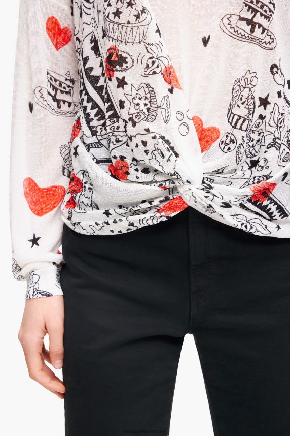 Bimba Y Lola sweater med hjertetryk 46TD4J373kaldenavn