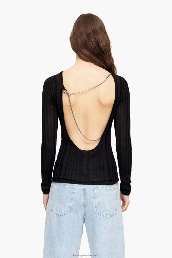 Bimba Y Lola tilpasset sweater 46TD4J384sort