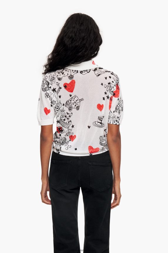 Bimba Y Lola velsiddende hjerte poloshirt 46TD4J374kaldenavn