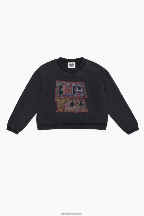 Bimba Y Lola boxy sweatshirt 46TD4J500sort