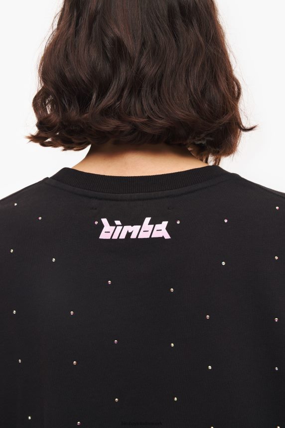 Bimba Y Lola glitrende sweatshirt 46TD4J502sort