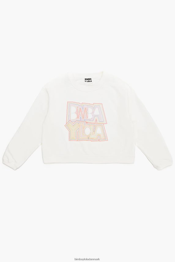 Bimba Y Lola logo sweatshirt 46TD4J499hvid