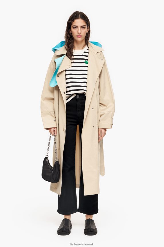 Bimba Y Lola stribet lola logo sweatshirt 46TD4J498hvid