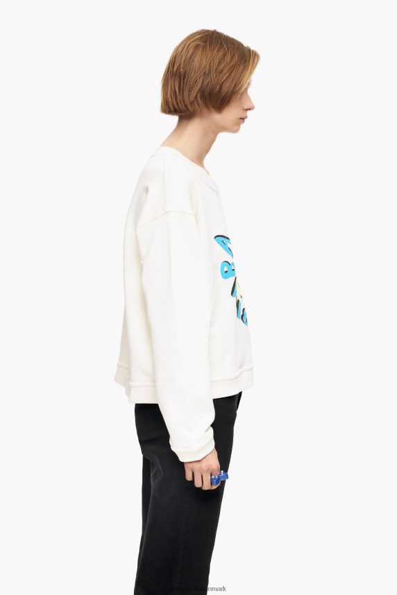 Bimba Y Lola sweatshirt boxy logo banan 46TD4J495elfenben