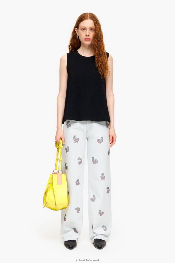 Bimba Y Lola bomuld t-shirt 46TD4J294sort