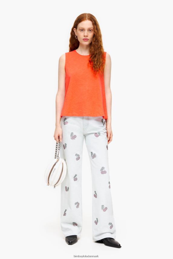 Bimba Y Lola bomuld t-shirt 46TD4J295koral