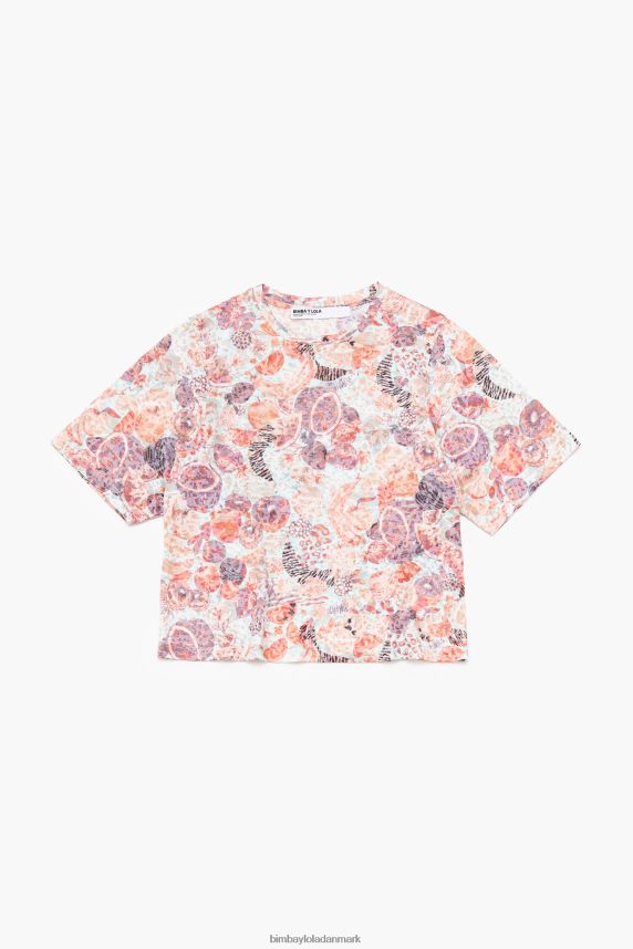 Bimba Y Lola boxy-t-shirt med fuld print 46TD4J291frugter