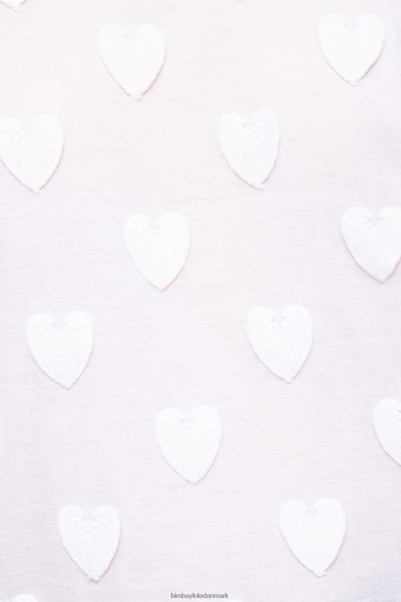 Bimba Y Lola dobbelt stof t-shirt 46TD4J285hvid