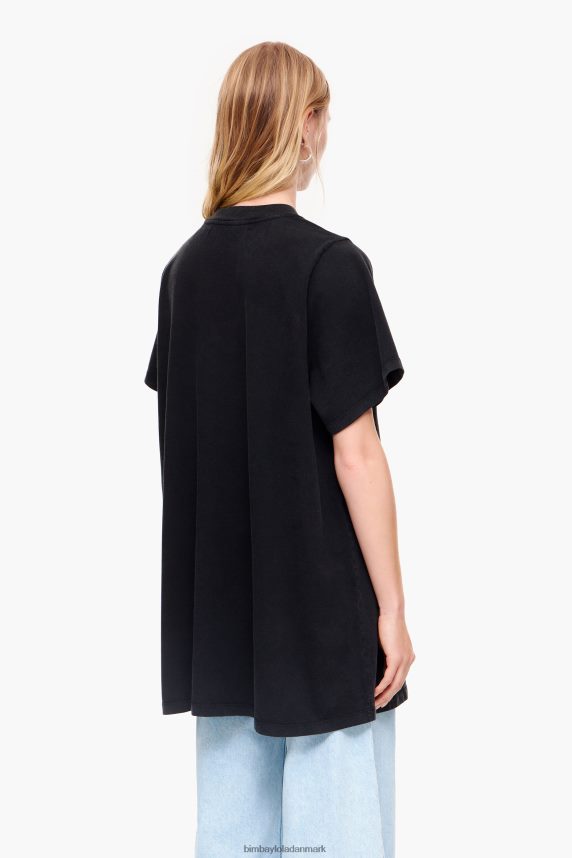 Bimba Y Lola flydende logo t-shirt 46TD4J281sort