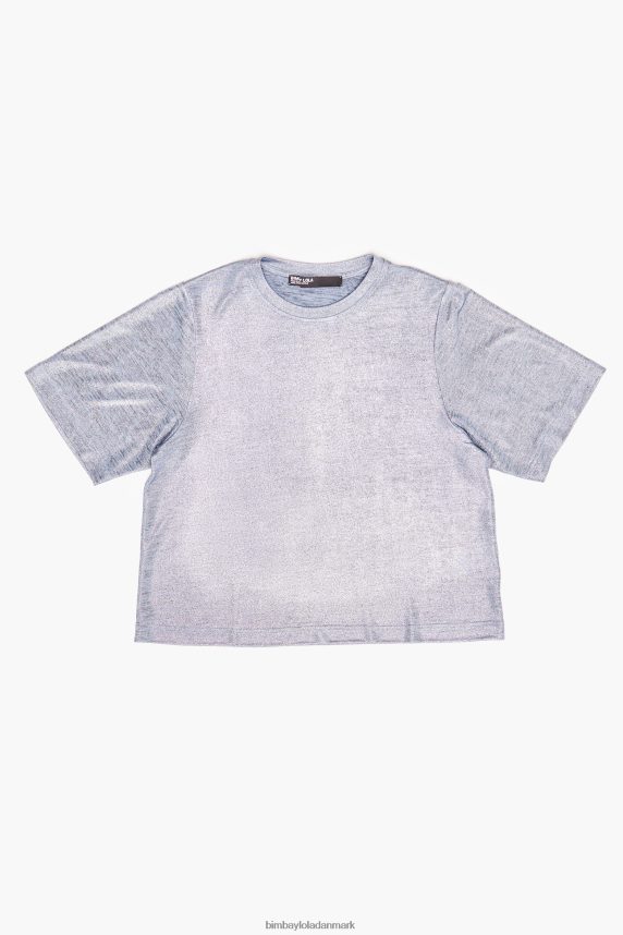 Bimba Y Lola folie t-shirt 46TD4J306flydende blå