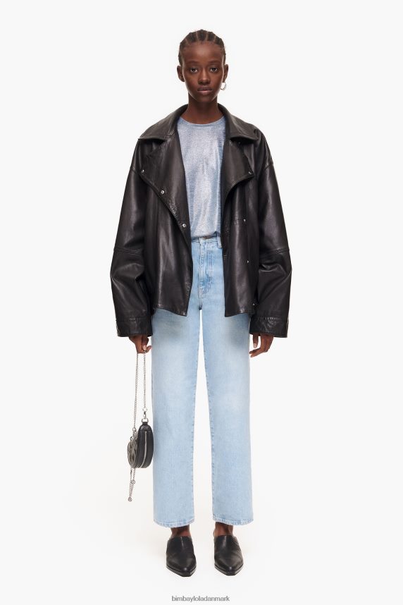 Bimba Y Lola folie t-shirt 46TD4J306flydende blå