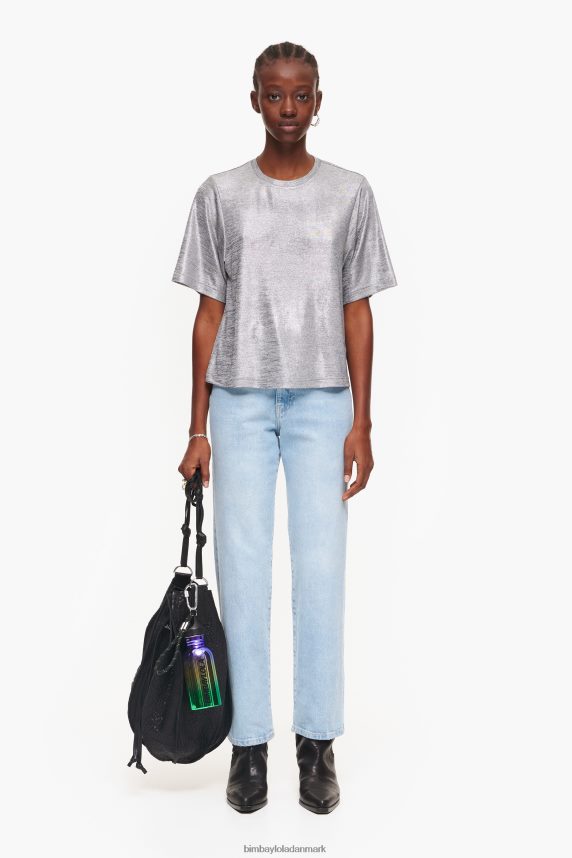 Bimba Y Lola folie t-shirt 46TD4J307flydende grå