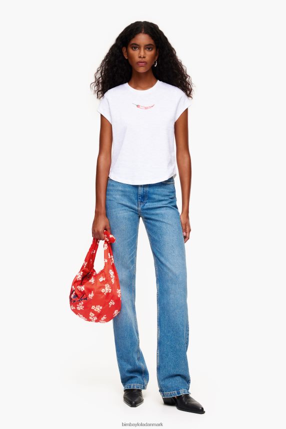 Bimba Y Lola guindilla t-shirt 46TD4J246hvid