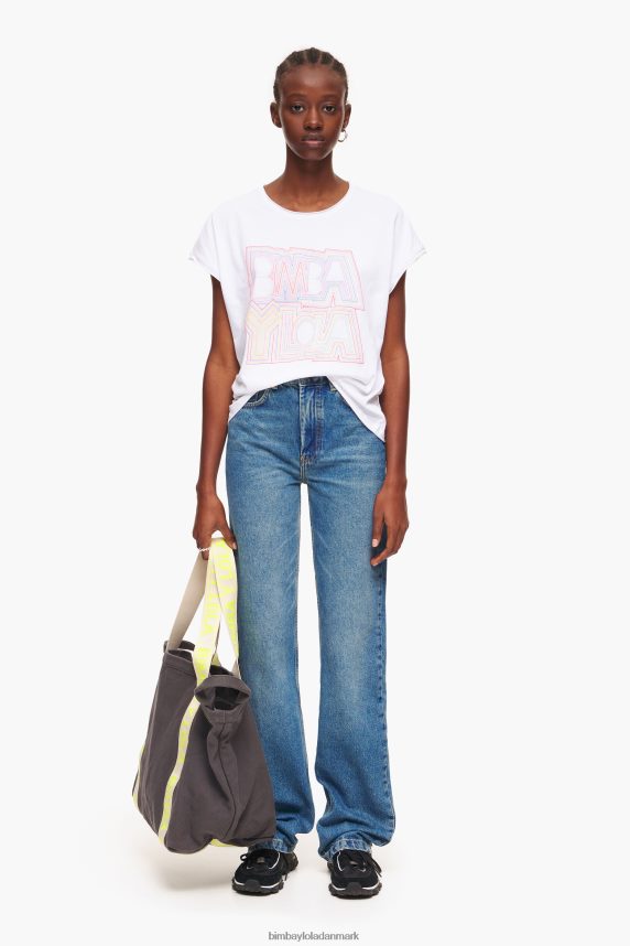 Bimba Y Lola logo t-shirt 46TD4J258hvid