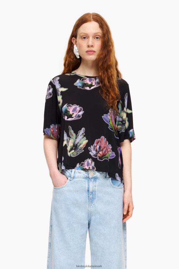 Bimba Y Lola mørk koral t-shirt 46TD4J266grå