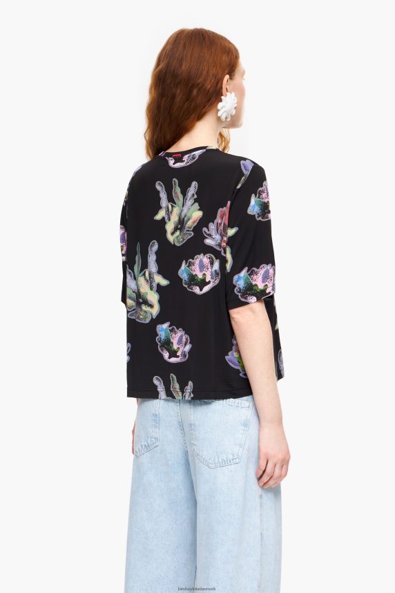 Bimba Y Lola mørk koral t-shirt 46TD4J266grå